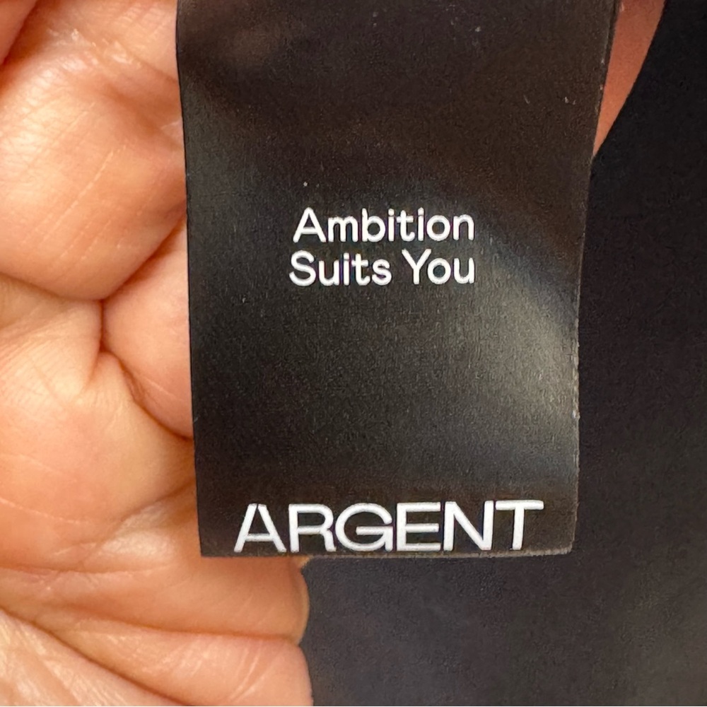 NWT Argent Madison Dress in Double Georgette Midnight Blue Sz. S - Picture 11 of 12